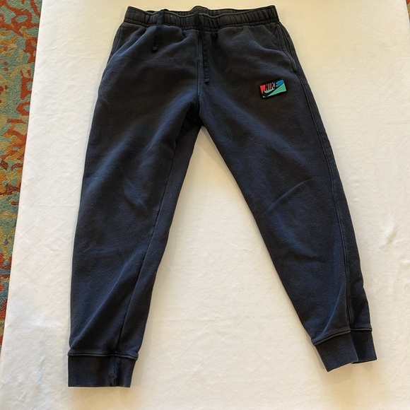Nick Club fleece pants sweats joggers sweatpants medium fb8437-010 EUC - Picture 2 of 5
